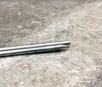 closeup of tungsten for TIG welding